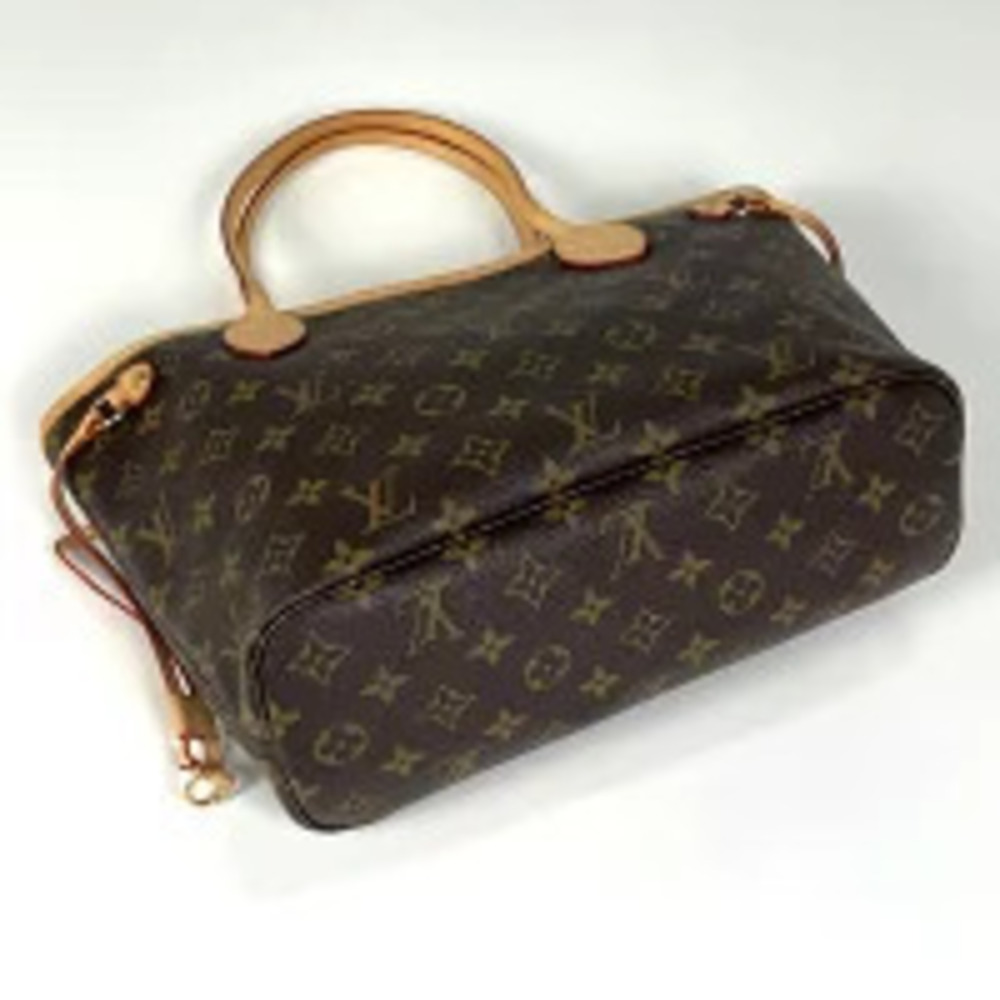 Louis Vuitton Bag Monogram Neverfull Brown Tote Handbag Brown